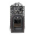 Quattro Thru-Wall Square Style Sauna Stove With Sauna Stones [COZY QUATTRO TW]