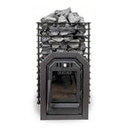 Quattro Thru-Wall Square Style Sauna Stove With Sauna Stones [COZY QUATTRO TW]