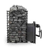 Quattro Thru-Wall Square Style Sauna Stove With Sauna Stones [COZY QUATTRO TW]
