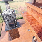 Quattro Wood-Fired Sauna Stove With Sauna Stones [COZY QUATTRO] (SAK23947)