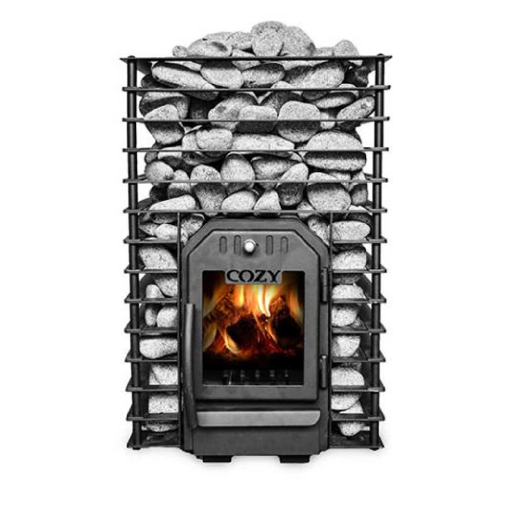 Quattro Wood-Fired Sauna Stove With Sauna Stones [COZY QUATTRO] (SAK23947)