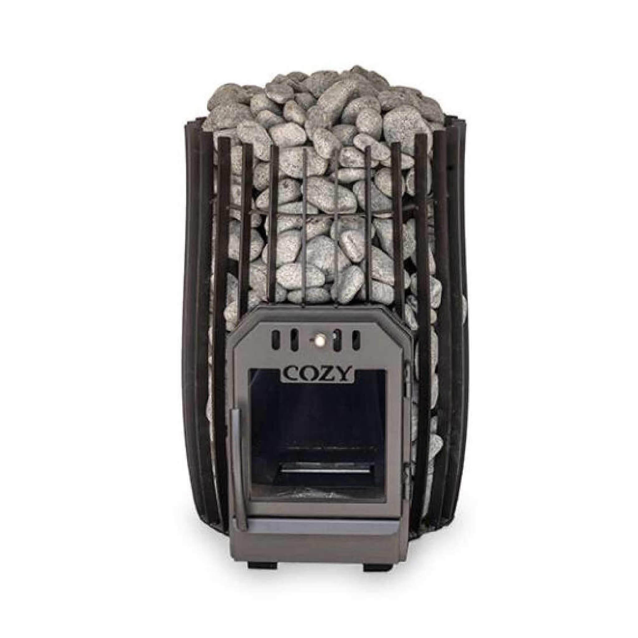 SW Cylindrical Shape Sauna Stove With Sauna Stones [COZY SW]