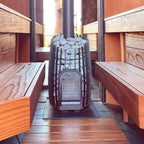 SW Cylindrical Shape Sauna Stove With Sauna Stones [COZY SW]