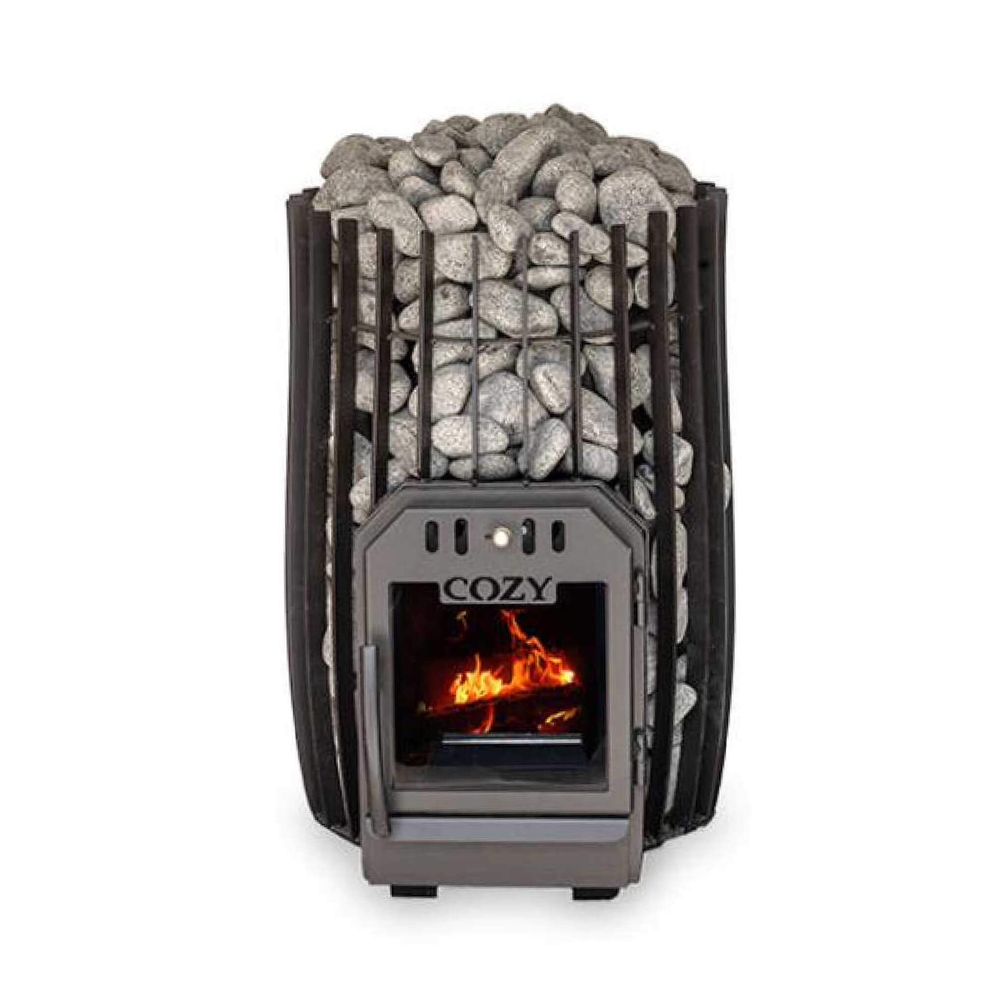 SW Cylindrical Shape Sauna Stove With Sauna Stones [COZY SW]
