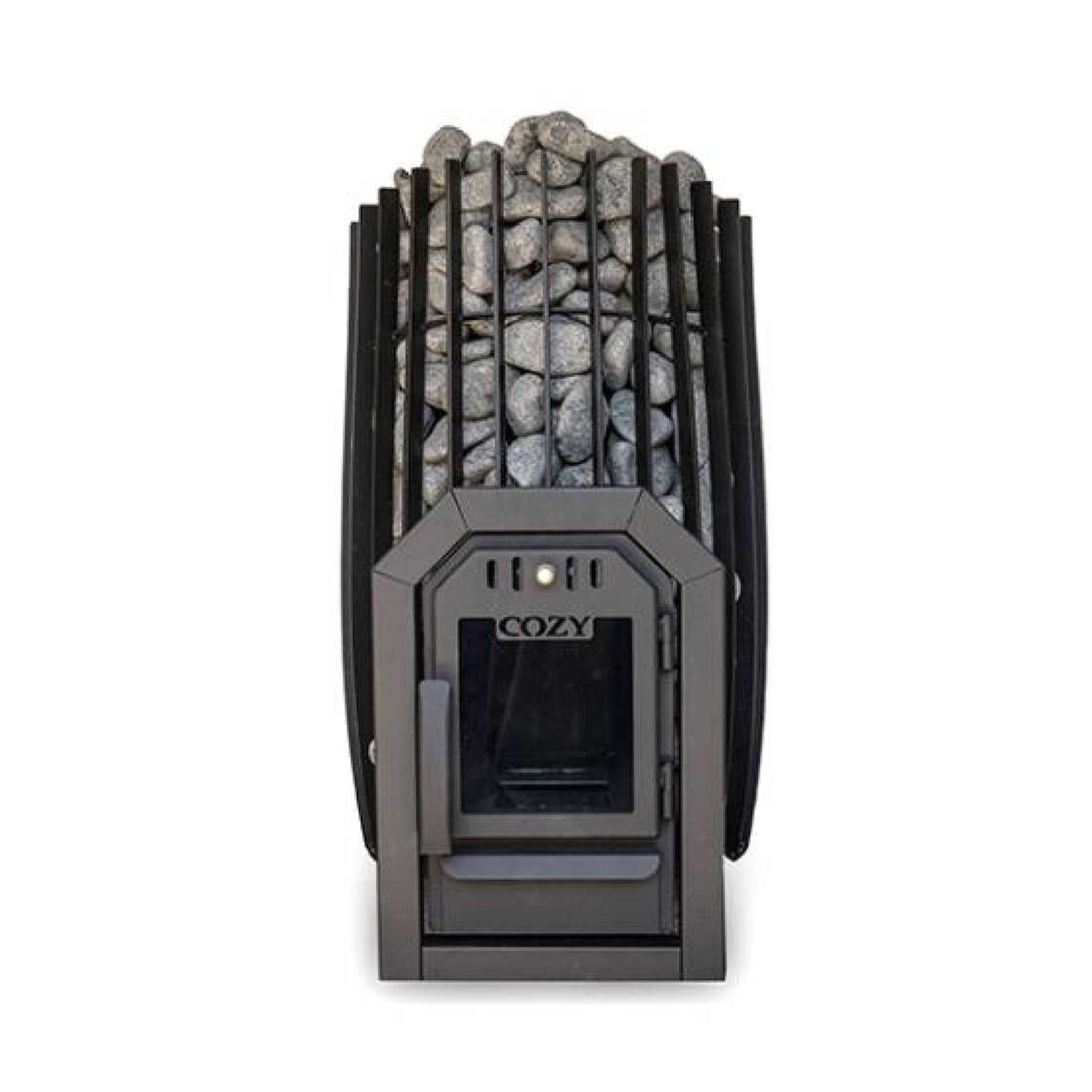 SW Thru-Wall Wood Burning Sauna Stove With Sauna Stones [COZY SW-TW] (SAK69342)