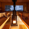 SW Thru-Wall Wood Burning Sauna Stove With Sauna Stones [COZY SW-TW] (SAK69342)