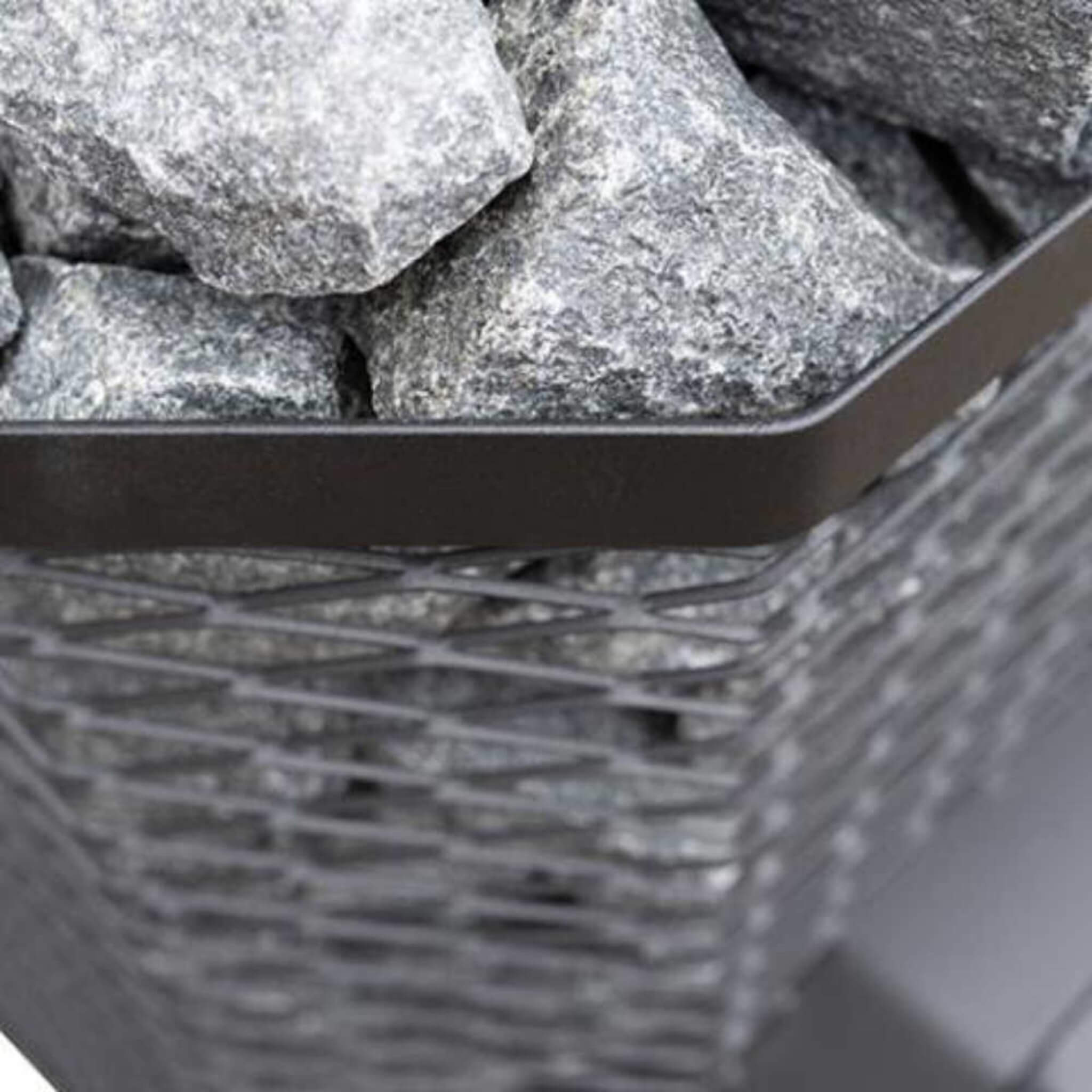 Wood-Burning Floor Mount Sauna Stove With Chimney Kit And Sauna Stones [COZY]
