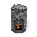 Wood-Burning Floor Mount Sauna Stove With Chimney Kit And Sauna Stones [COZY]