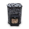 Wood-Burning Floor Mount Sauna Stove With Chimney Kit And Sauna Stones [COZY]