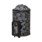 Wood-Burning Floor Mount Sauna Stove With Chimney Kit And Sauna Stones [COZY]