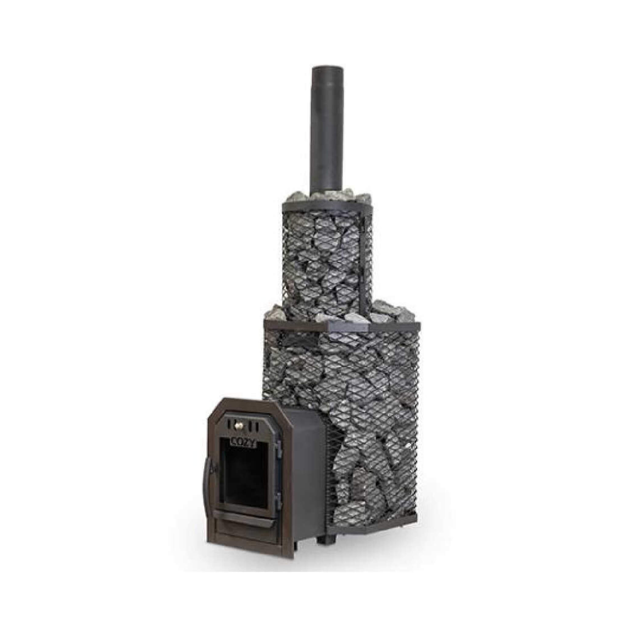 Thru-Wall Wood Fired Sauna Heater Stove [COZY TW]