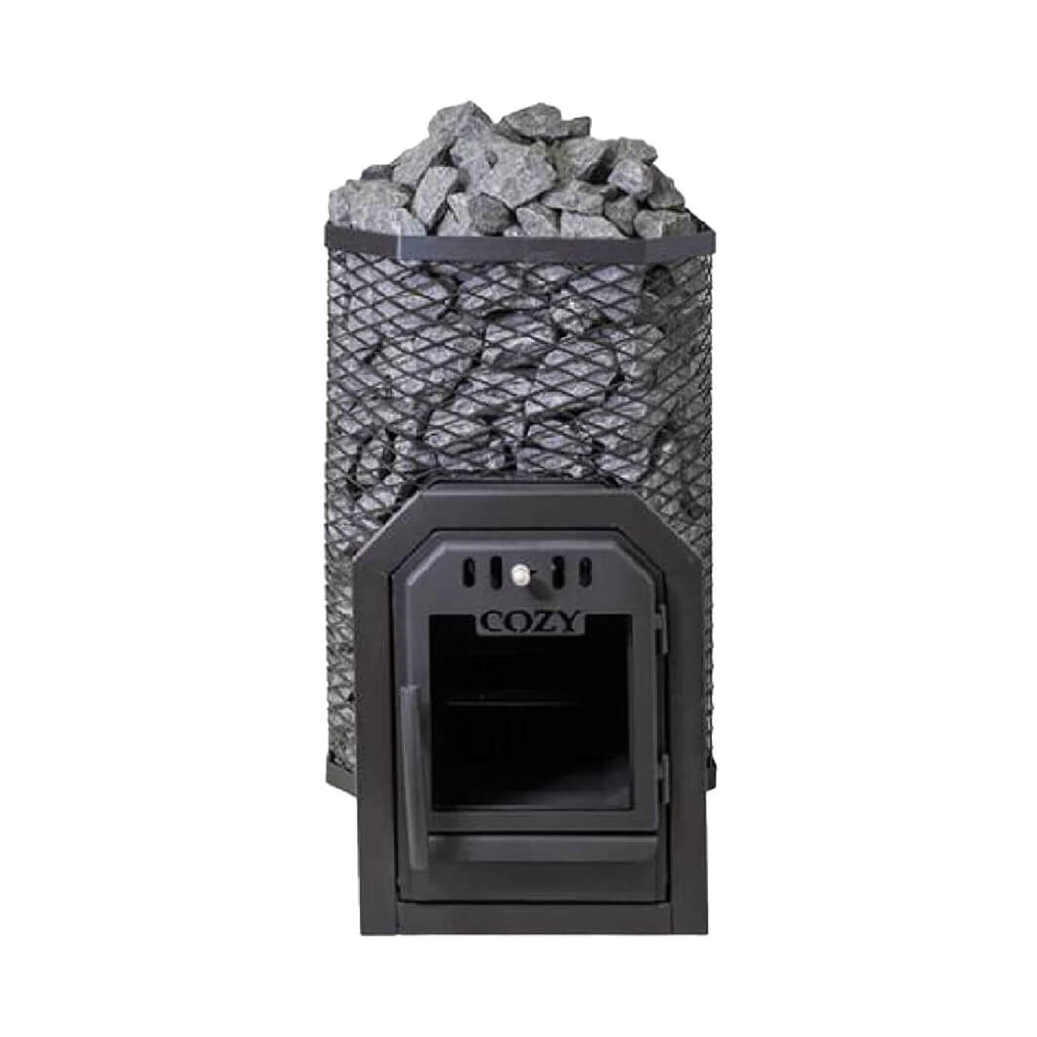 Thru-Wall Wood Fired Sauna Heater Stove [COZY TW]