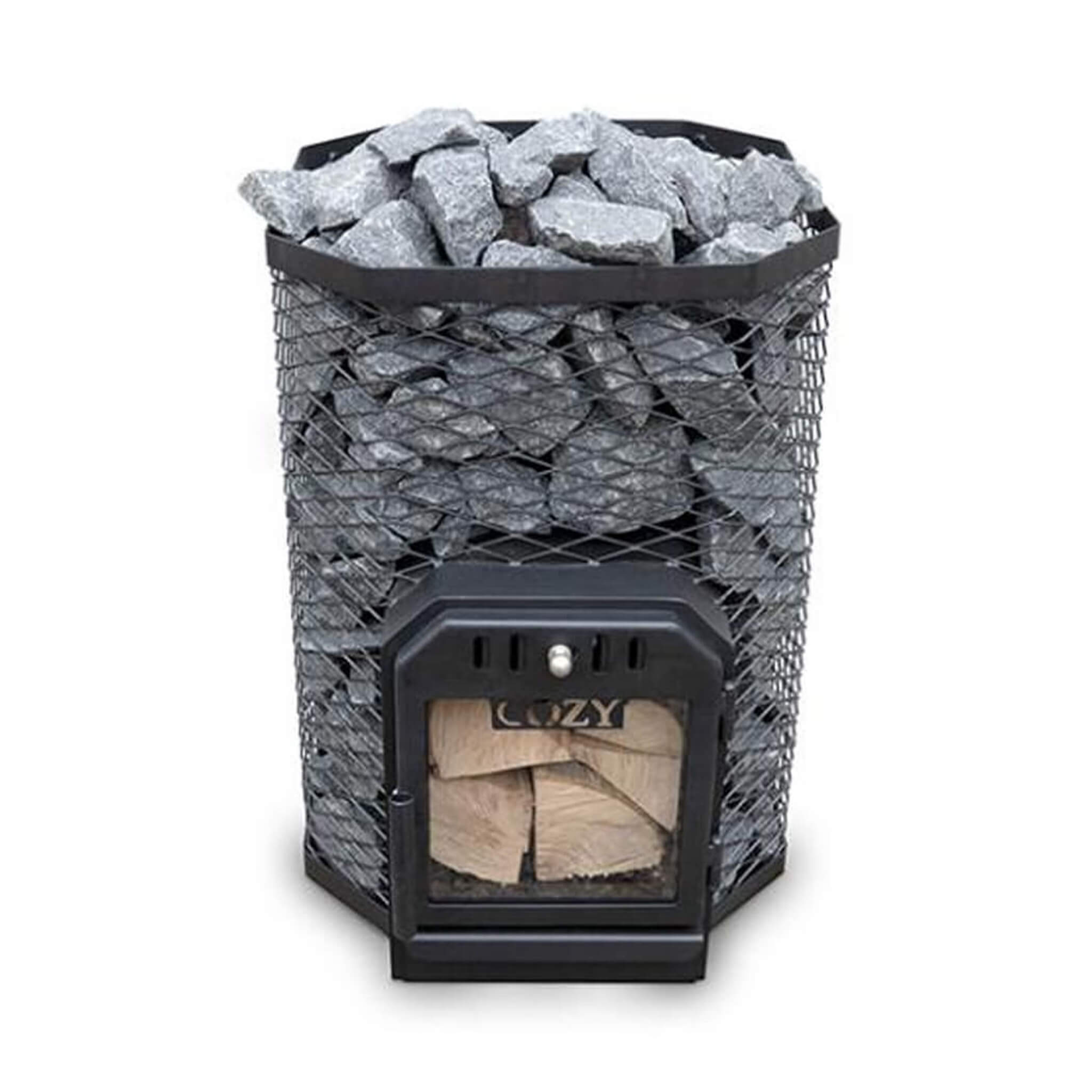 Thru-Wall Wood Fired Sauna Heater Stove [COZY TW]