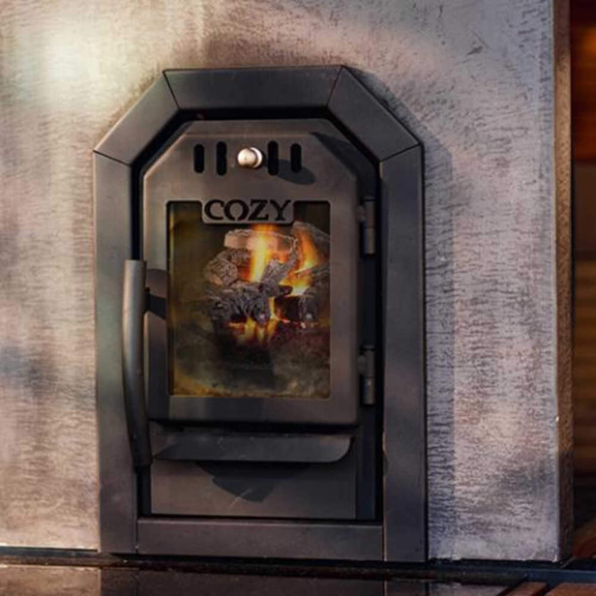 Thru-Wall Wood Fired Sauna Heater Stove [COZY TW]