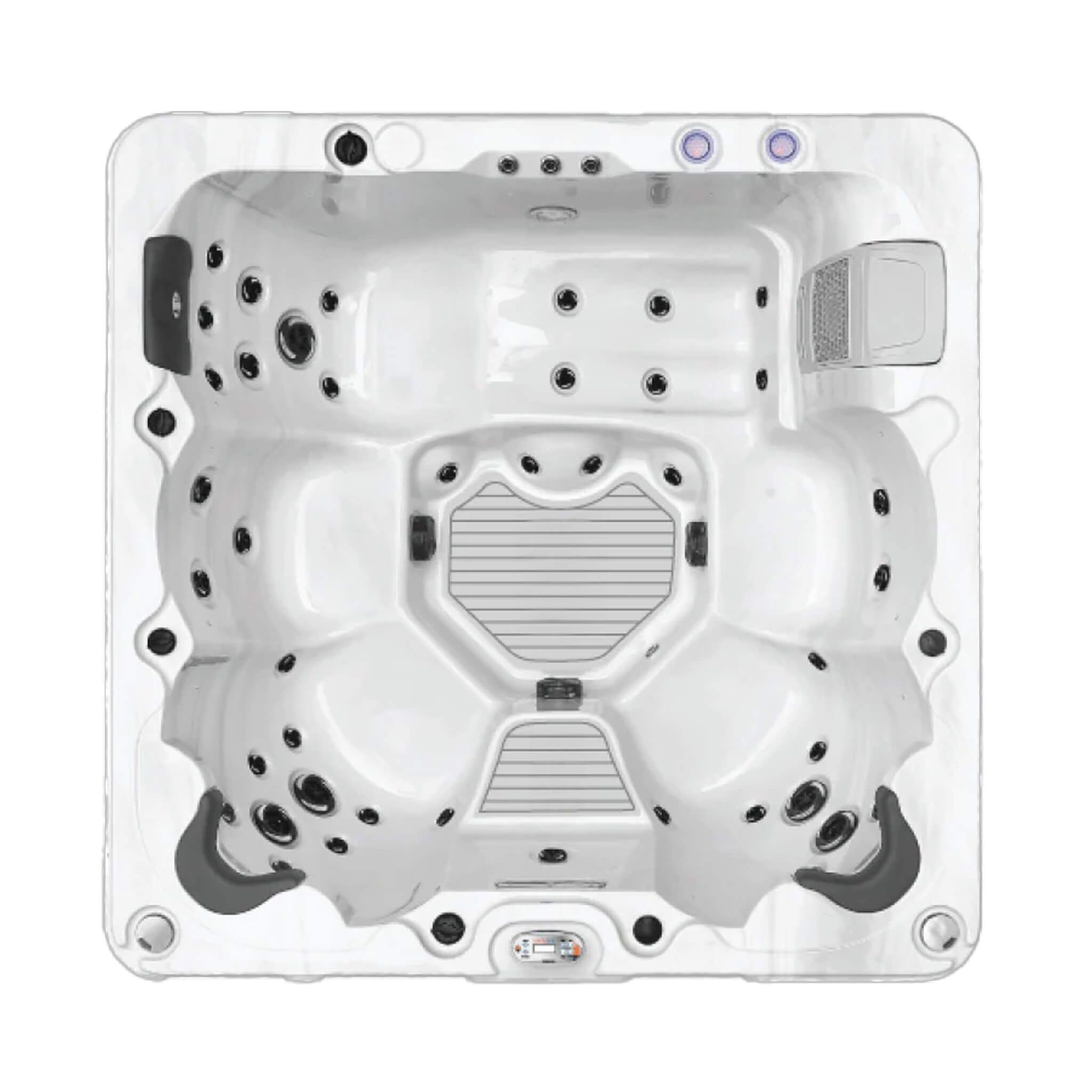 The Kansas 6-Person 240V Luxury 46-Jet Spa With Glacier Filtration [LS6K]