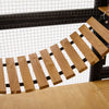 Outdoor Cat Enclosure With Sleeping Houses, Jumping Platforms, & Scratching Post
