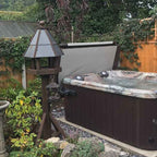 Quattro Hot Tub 4-Person Spa - Compact Design with Lounger and Captains Chair