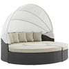 Inviting Outdoor Patio Sunbrella Sectional Daybed With Canopy