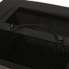 Outdoor Square Wood Burning Fire Pit - Dark Gray
