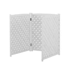 Outdoor 3 Panel Air Conditioner Fence Screen