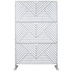 Freestanding Outdoor & Indoor Freestanding Metal Privacy Screen