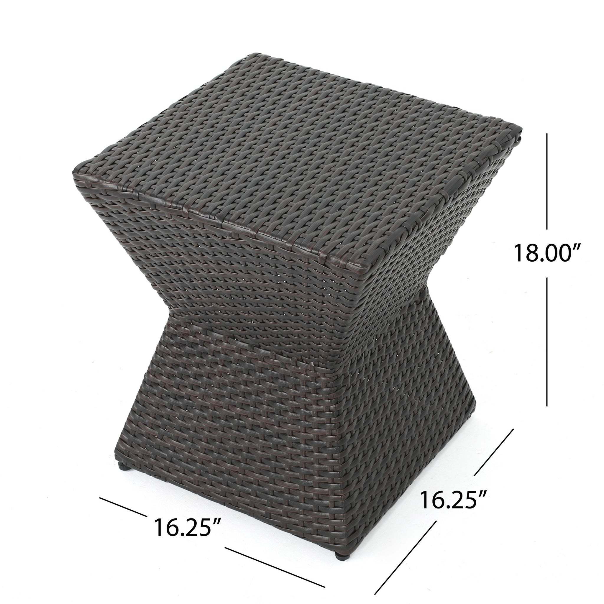 Calhoun 16" Outdoor Wicker End Table
