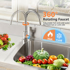 Outdoor Utility Sink With Workbench & Storage Shelf