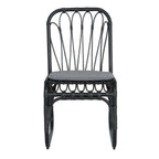 Outdoor Wicker Dining Chairs With Washable Cushions (Set of 2)