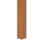 41.14-Inch Height Teak Finish Acacia Solid Wood Outdoor Dining Table