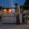 84-Inch Deluxe Stainless Steel Outdoor Kitchen Barbecue Island Grill