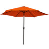 10 Feet Outdoor Patio Umbrella with Tilt Adjustment and Crank - available in 7 colors