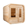4-Person Canadian Timber Luna Cube Sauna With Sloped Roof  [CTC22LU]