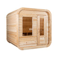 4-Person Canadian Timber Luna Cube Sauna With Sloped Roof  [CTC22LU]