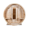 4-Person Canadian Timber Serenity Barrel Sauna With Solid Wood Benches [CTC2245W]