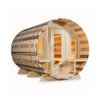 6-Person Canadian Timber Tranquility Barrel Sauna With Front Porch [CTC2345W]