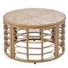 7 Pieces Outdoor Patio Furniture, All-Weather Rattan Sectional Sofa Set with table