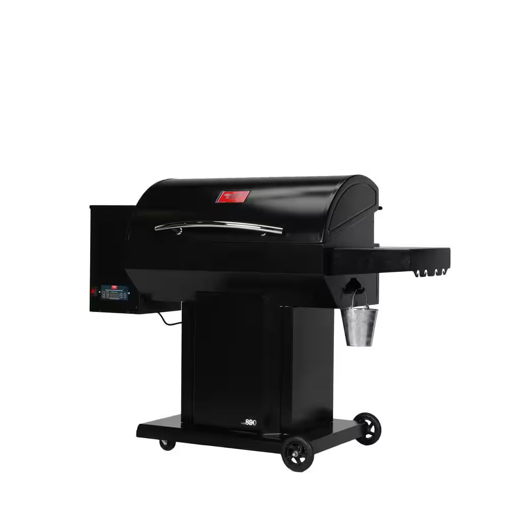 USSC Grills - The Irondale USG890 Wood Pellet Grill and Smoker in Black