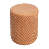 Evie Outdoor Patio Round MGO Side Table Brown