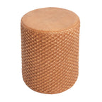Evie Outdoor Patio Round MGO Side Table Brown