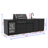 Deluxe Stainless Steel Propane Gas Outdoor Kitchen Barbecue Grill