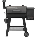 Oakford 715 Wood Pellet Grill with 715 SQ in Cooking Area, Steel Wire Grates, I-Site View Indicator, Heavy Duty Pellet Smoker Grill with Bluetooth Connectivity - 910-0508