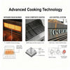 75300 BTU 6 Burners Deluxe Stainless Steel Gas Outdoor Kitchen Barbecue Island Grill