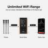 Sync Gold Wireless Wifi Meat Thermometer, 4 Slim Probes, 6 Sensors, 10X Stronger Signal, Â±0.5â„‰ Accuracy, Smart Base Direct Setup, Reliable Reading through Kamado Grill, BBQ, Oven, Smoker, Air Fryer