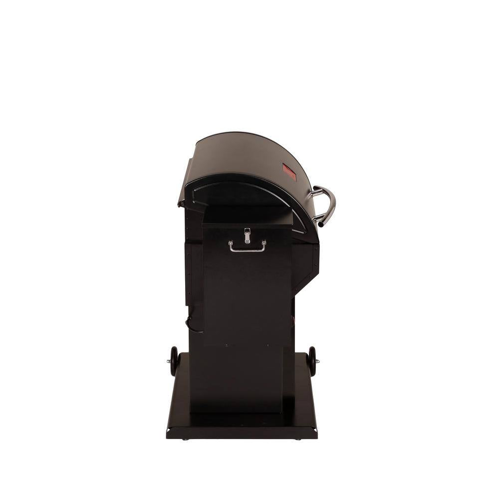 USSC Grills - The Cumberland Wood Pellet Grill and Smoker in Black with Searing Grate