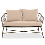 Bohemia-Inspired 4-Person Outdoor Seating Group With Removable Cushions