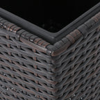 Rattan Flower Pot - Brown