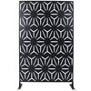Outdoor & Indoor Metal Privacy Screen, Freestanding Decorative Panels