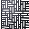 Decorative Freestanding Metal Privacy Screen For Indoor & Outdoor Use