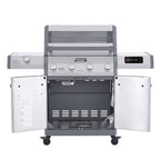 Model 405 | Chic Clearview® Smart Stainless Gas Grill with optional smoker box