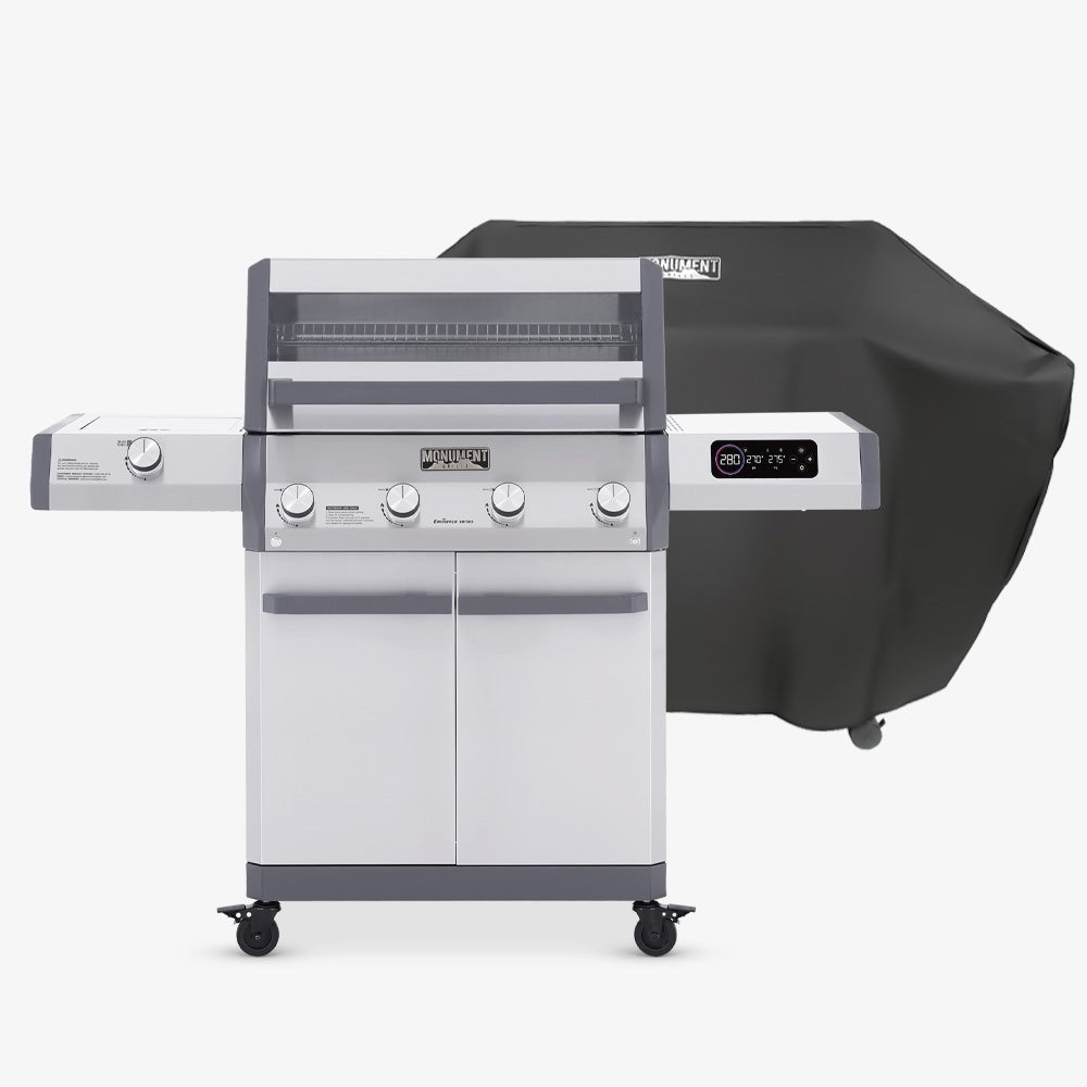 Model 405 | Chic Clearview® Smart Stainless Gas Grill with optional smoker box